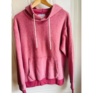 Keren Hart Two-Toned Pink Soft Fleece Hoodie Women’s Large